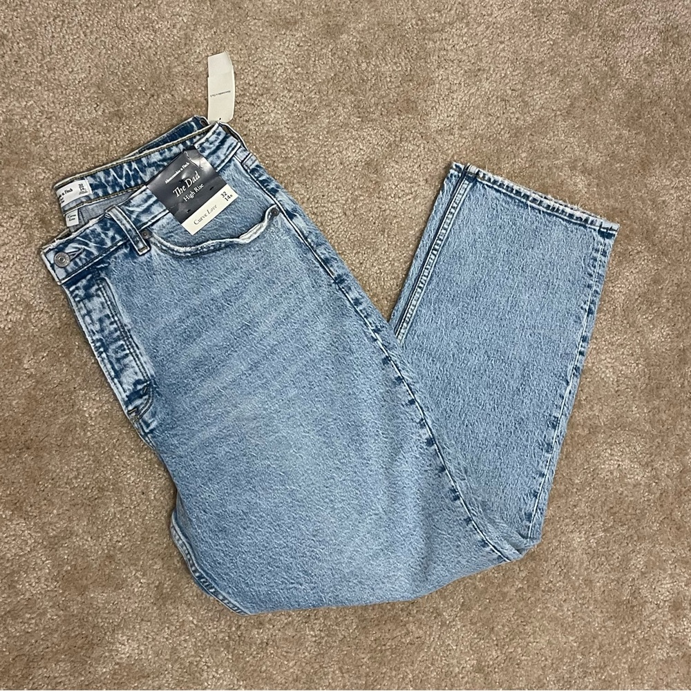 Abercrombie Curve Love Dad Jeans